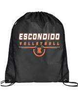 Escondido HS Boys Volleyball Design - Drawstring Bag