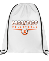 Escondido HS Boys Volleyball Design - Drawstring Bag