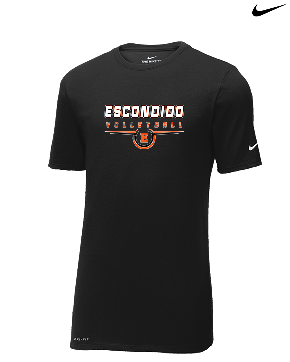 Escondido HS Boys Volleyball Design - Mens Nike Cotton Poly Tee