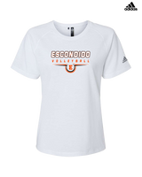 Escondido HS Boys Volleyball Design - Womens Adidas Performance Shirt