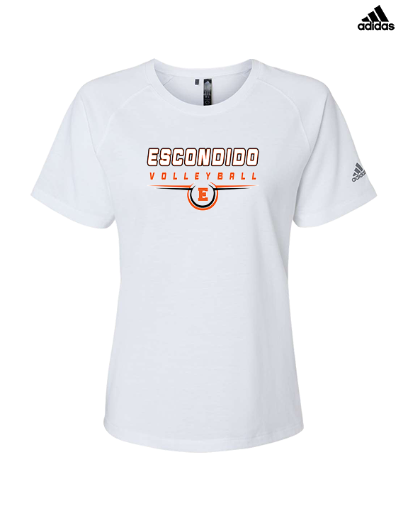 Escondido HS Boys Volleyball Design - Womens Adidas Performance Shirt