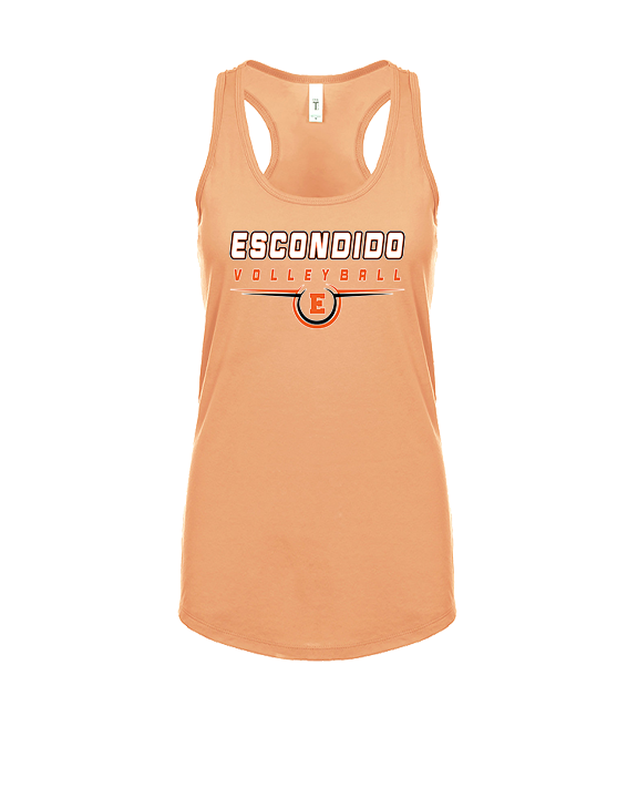 Escondido HS Boys Volleyball Design - Womens Tank Top