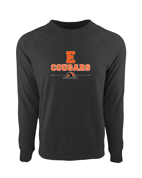 Escondido HS Boys Volleyball Half Vball - Crewneck Sweatshirt