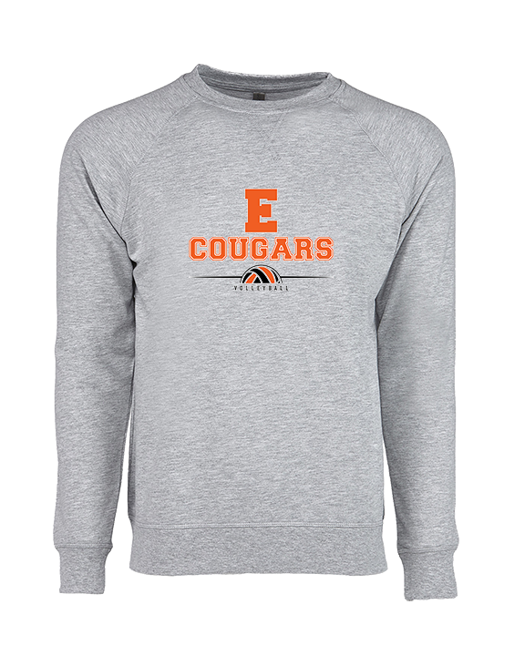 Escondido HS Boys Volleyball Half Vball - Crewneck Sweatshirt