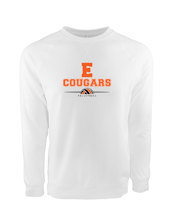 Escondido HS Boys Volleyball Half Vball - Crewneck Sweatshirt