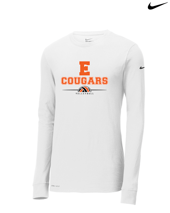 Escondido HS Boys Volleyball Half Vball - Mens Nike Longsleeve
