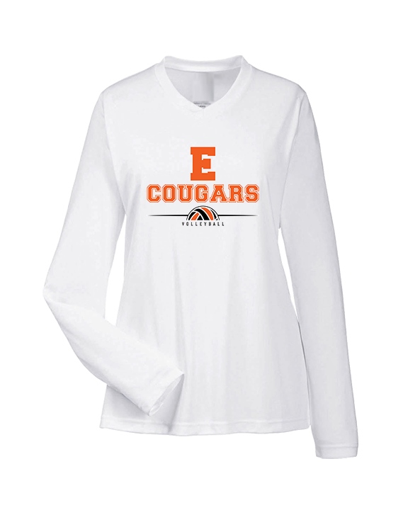 Escondido HS Boys Volleyball Half Vball - Womens Performance Longsleeve
