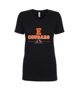 Escondido HS Boys Volleyball Half Vball - Womens Vneck