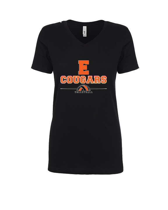 Escondido HS Boys Volleyball Half Vball - Womens Vneck