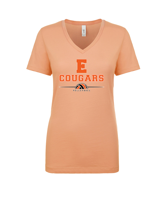 Escondido HS Boys Volleyball Half Vball - Womens Vneck