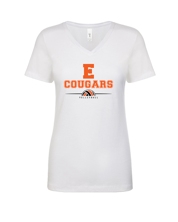 Escondido HS Boys Volleyball Half Vball - Womens Vneck