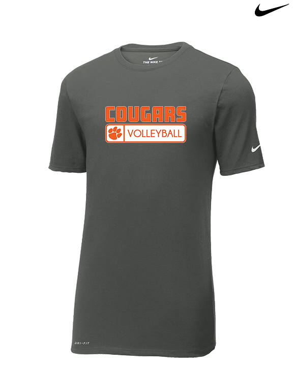 Escondido HS Boys Volleyball Pennant - Mens Nike Cotton Poly Tee