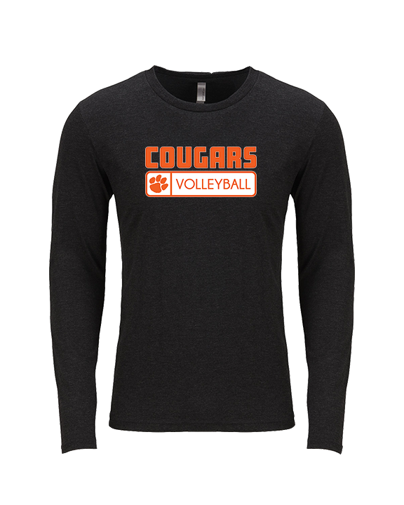 Escondido HS Boys Volleyball Pennant - Tri-Blend Long Sleeve