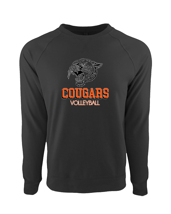 Escondido HS Boys Volleyball Shadow - Crewneck Sweatshirt
