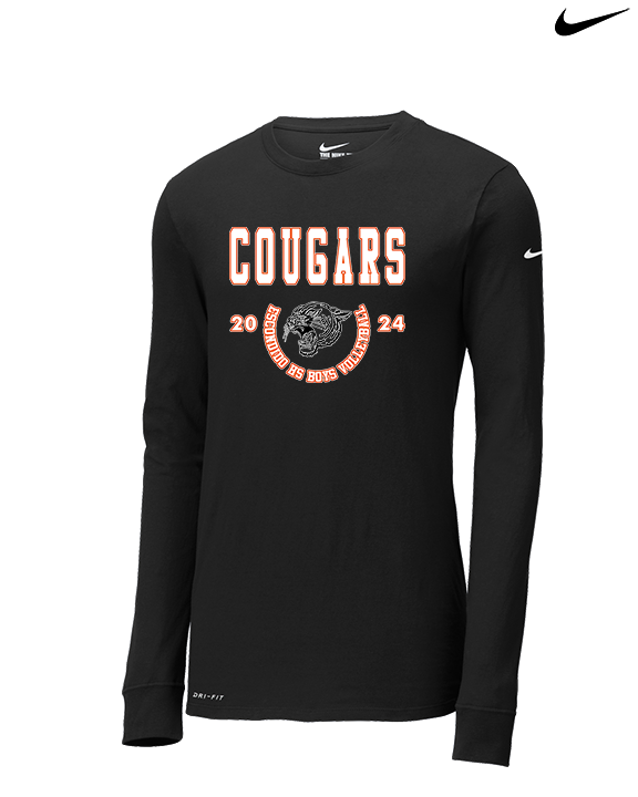 Escondido HS Boys Volleyball Swoop - Mens Nike Longsleeve