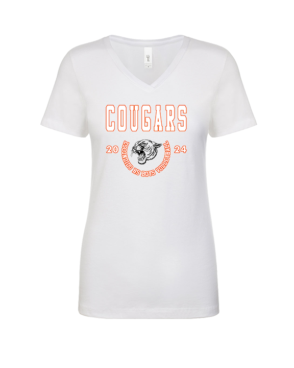 Escondido HS Boys Volleyball Swoop - Womens Vneck