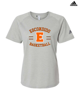 Escondido HS Girls Basketball Curve - Womens Adidas Performance Shirt