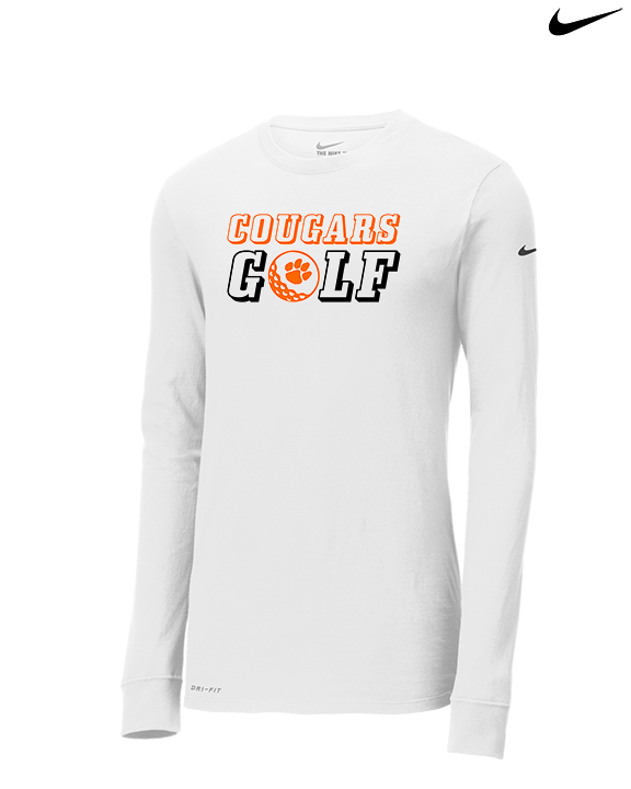 Escondido HS Girls Golf Ball - Mens Nike Longsleeve