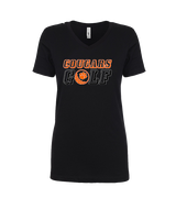 Escondido HS Girls Golf Ball - Womens V-Neck