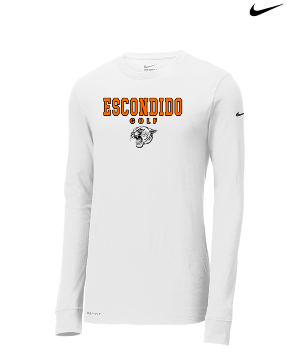Escondido HS Girls Golf Block - Mens Nike Longsleeve
