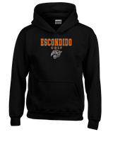 Escondido HS Girls Golf Block - Youth Hoodie