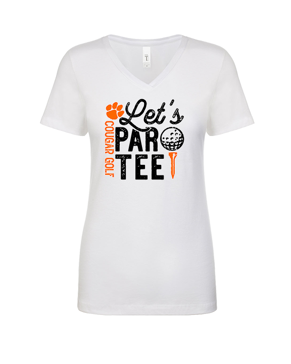 Escondido HS Girls Golf Par-Tee - Womens Vneck
