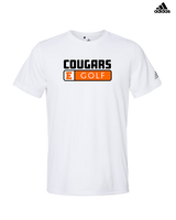 Escondido HS Girls Golf Pennant - Mens Adidas Performance Shirt