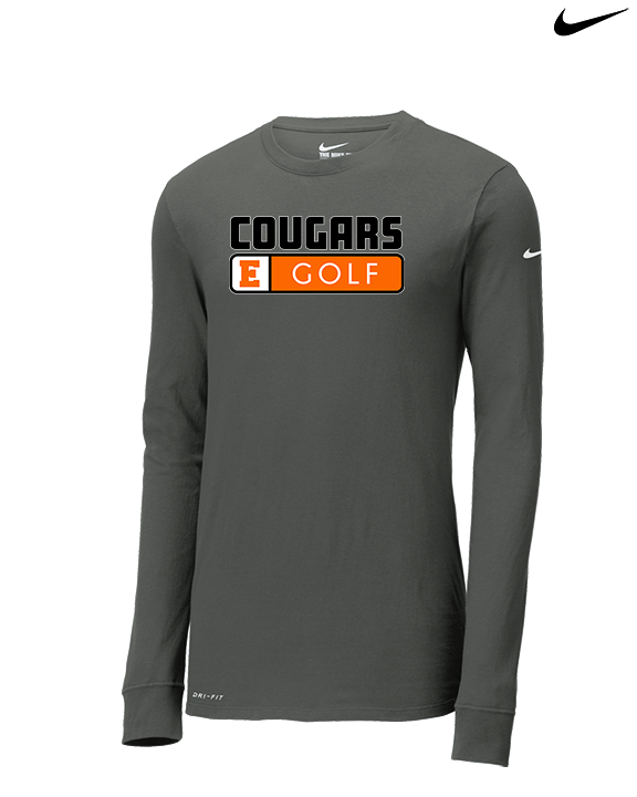 Escondido HS Girls Golf Pennant - Mens Nike Longsleeve