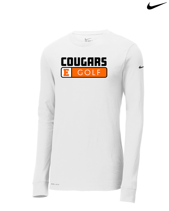 Escondido HS Girls Golf Pennant - Mens Nike Longsleeve