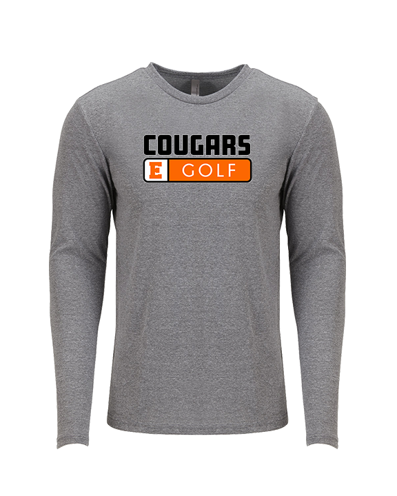 Escondido HS Girls Golf Pennant - Tri-Blend Long Sleeve
