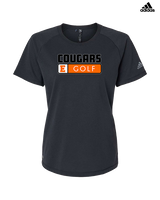 Escondido HS Girls Golf Pennant - Womens Adidas Performance Shirt