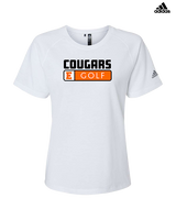 Escondido HS Girls Golf Pennant - Womens Adidas Performance Shirt