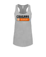 Escondido HS Girls Golf Pennant - Womens Tank Top
