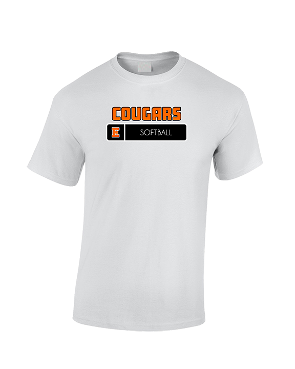 Escondido HS Softball Pennant - Cotton T-Shirt