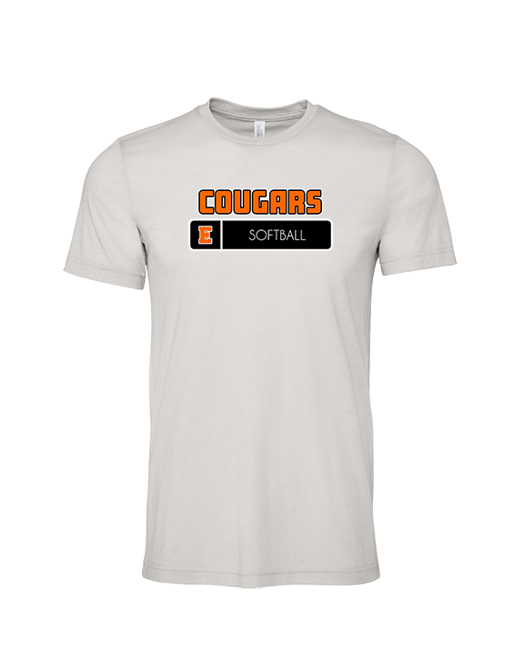 Escondido HS Softball Pennant - Tri-Blend Shirt