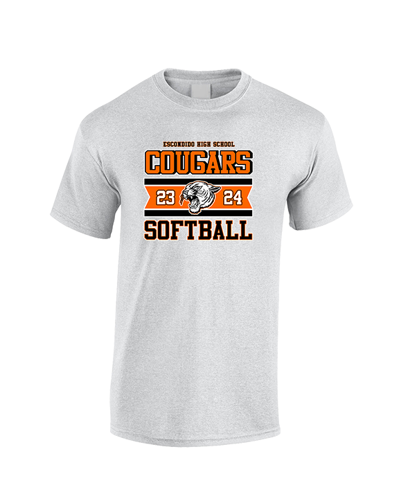 Escondido HS Softball Stamp - Cotton T-Shirt