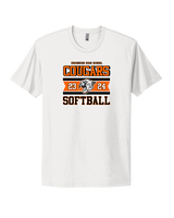 Escondido HS Softball Stamp - Mens Select Cotton T-Shirt