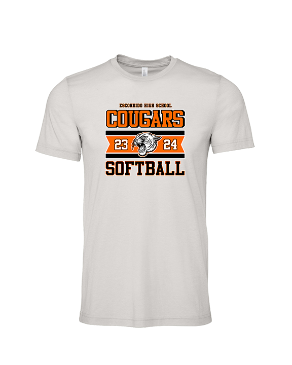 Escondido HS Softball Stamp - Tri-Blend Shirt