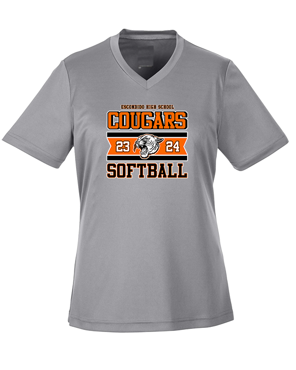 Escondido HS Softball Stamp - Womens Performance Shirt