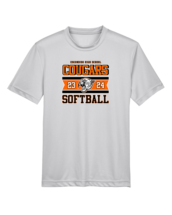 Escondido HS Softball Stamp - Youth Performance Shirt