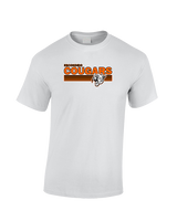 Escondido HS Softball Stripes - Cotton T-Shirt