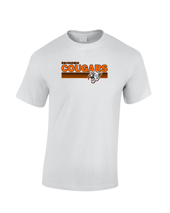 Escondido HS Softball Stripes - Cotton T-Shirt