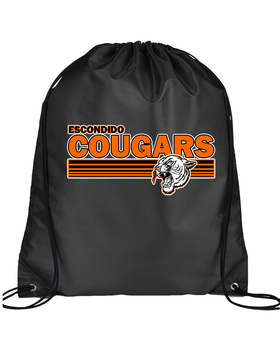 Escondido HS Softball Stripes - Drawstring Bag