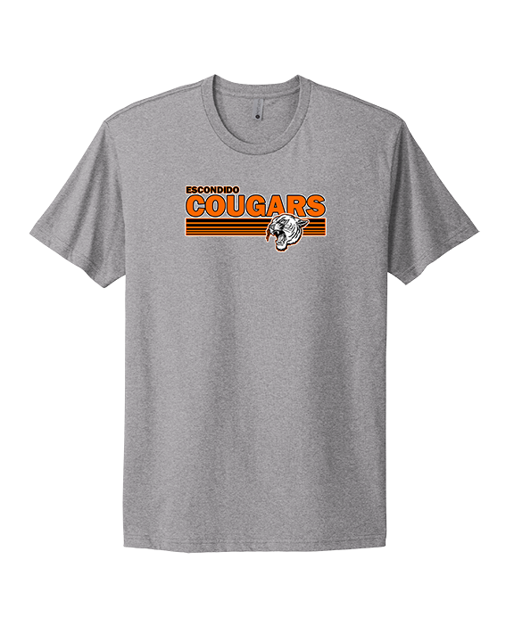 Escondido HS Softball Stripes - Mens Select Cotton T-Shirt