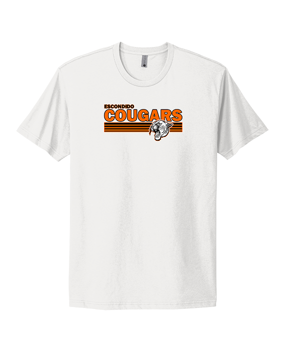 Escondido HS Softball Stripes - Mens Select Cotton T-Shirt