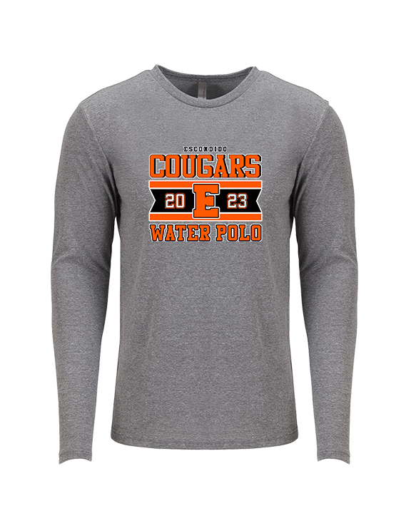 Escondido HS Water Polo Stamp - Tri-Blend Long Sleeve