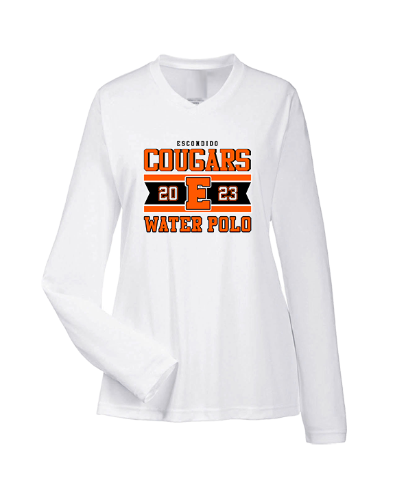 Escondido HS Water Polo Stamp - Womens Performance Longsleeve