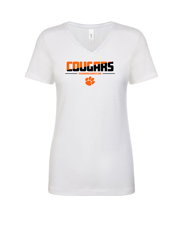 Escondido HS Wrestling Cut - Womens Vneck