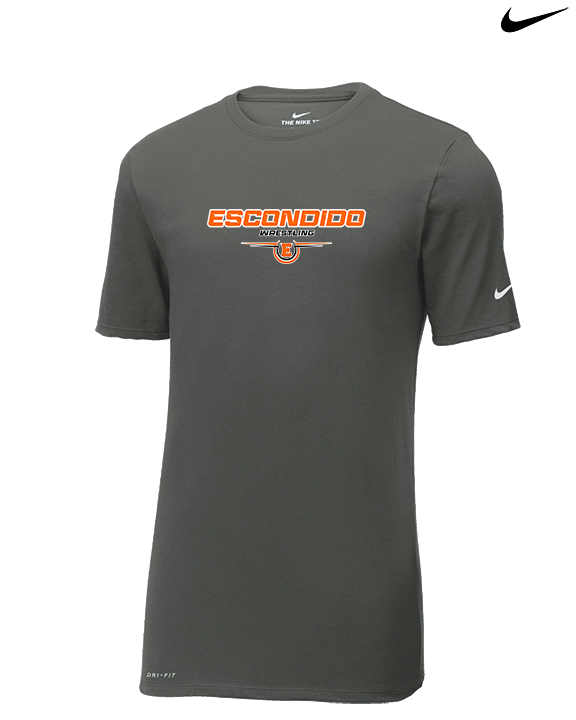 Escondido HS Wrestling Design - Mens Nike Cotton Poly Tee