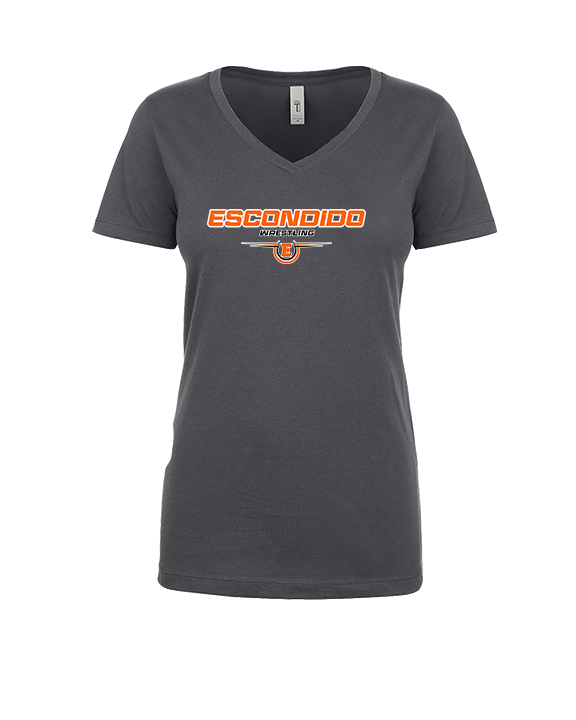 Escondido HS Wrestling Design - Womens Vneck